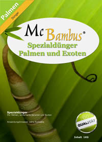 Bambus-Leipzig: Mc-Bambus Spezialdnger mit Langzeitwirkung fr Palmen - Ort: Leipzig