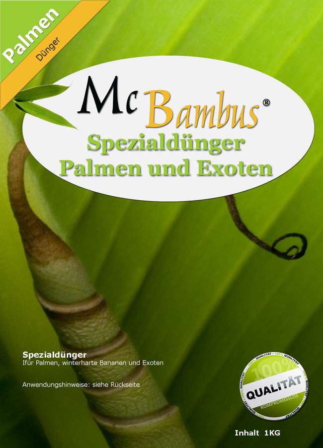 Bambus-Leipzig: Mc-Bambus Speziald�nger mit Langzeitwirkung f�r Palmen - Ort: Leipzig